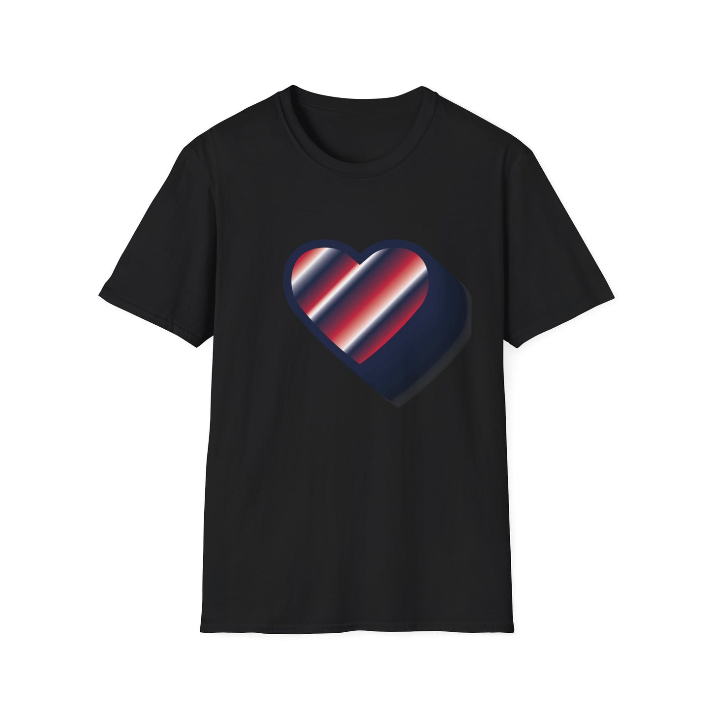 Modern Heart Graphic Unisex Softstyle T-Shirt