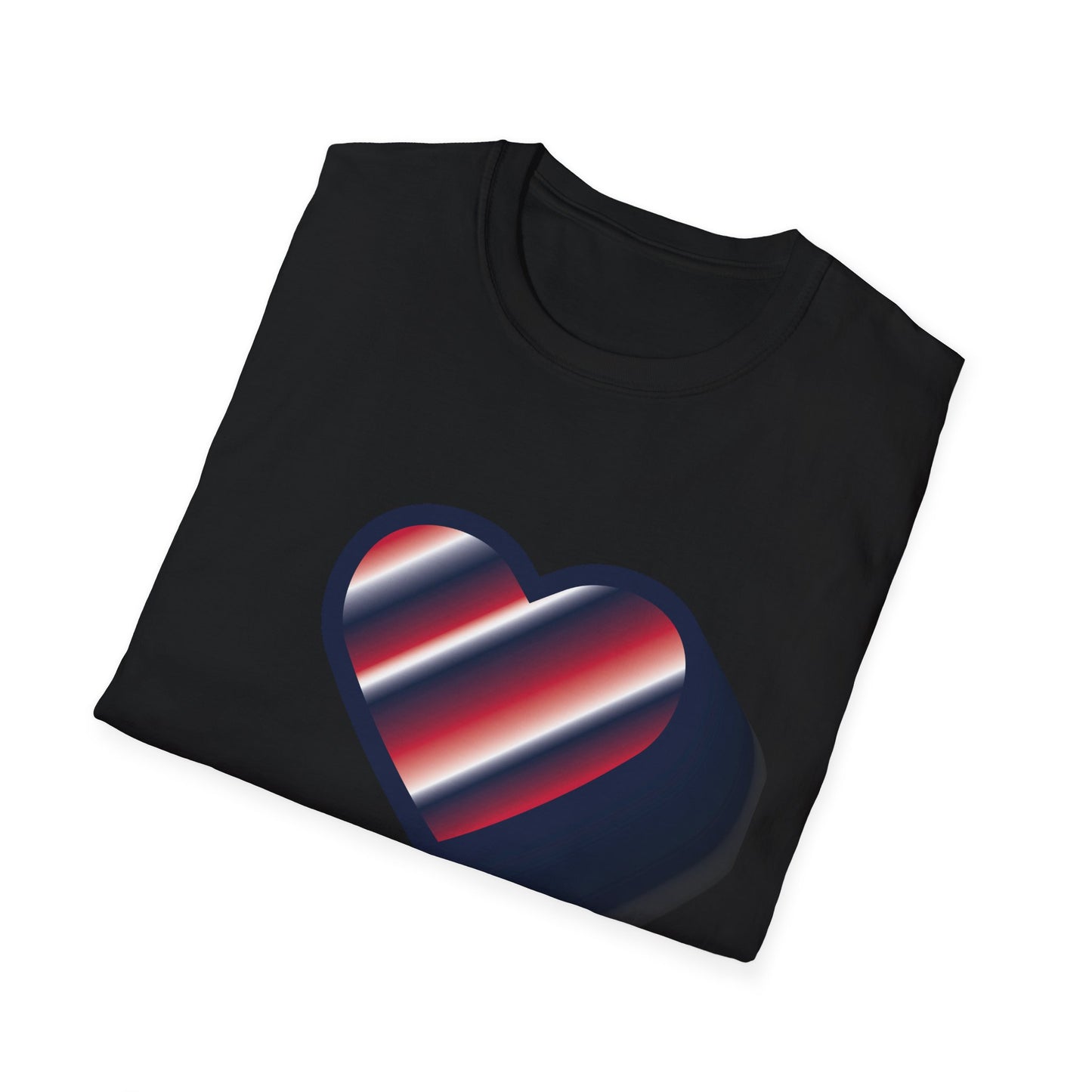Modern Heart Graphic Unisex Softstyle T-Shirt