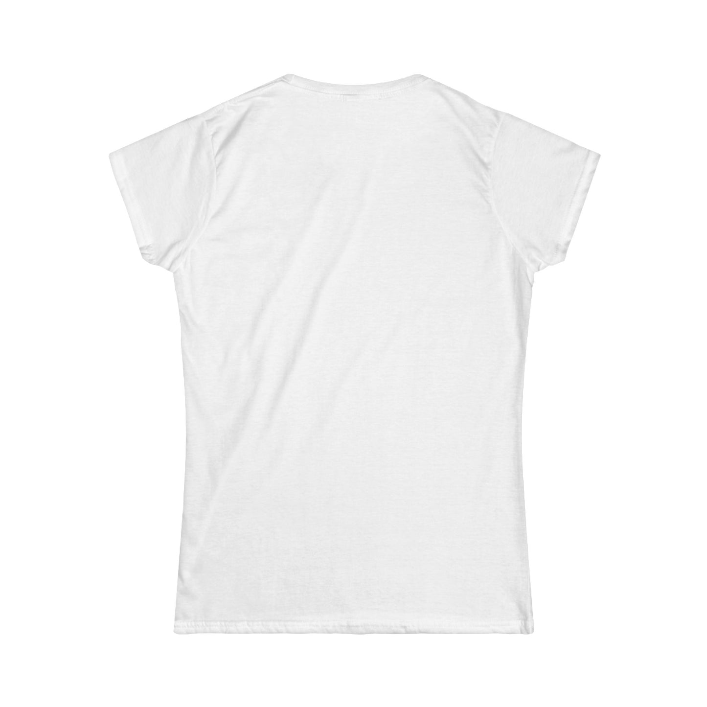 Patriotic Heart Women's Softstyle Tee - Red, White & Blue Graphic Shirt