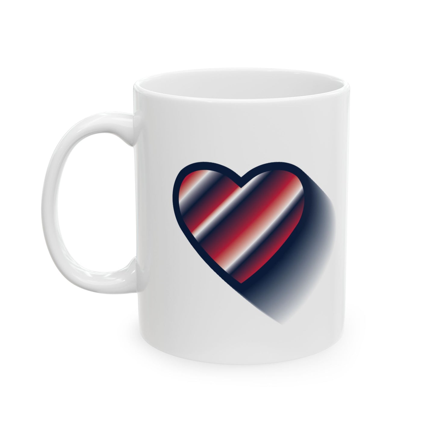 Patriotic Ceramic Mug - GR8 USA Design - Perfect for Celebrations & Everyday Use